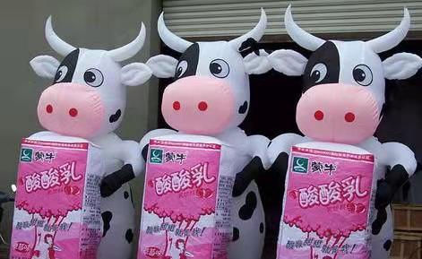 吉木乃牛奶包装广告气模